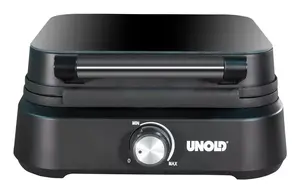 Waffle Iron Unold Belgian Waffle Iron Brussels 2 Waffles Rectangular Black 1500W