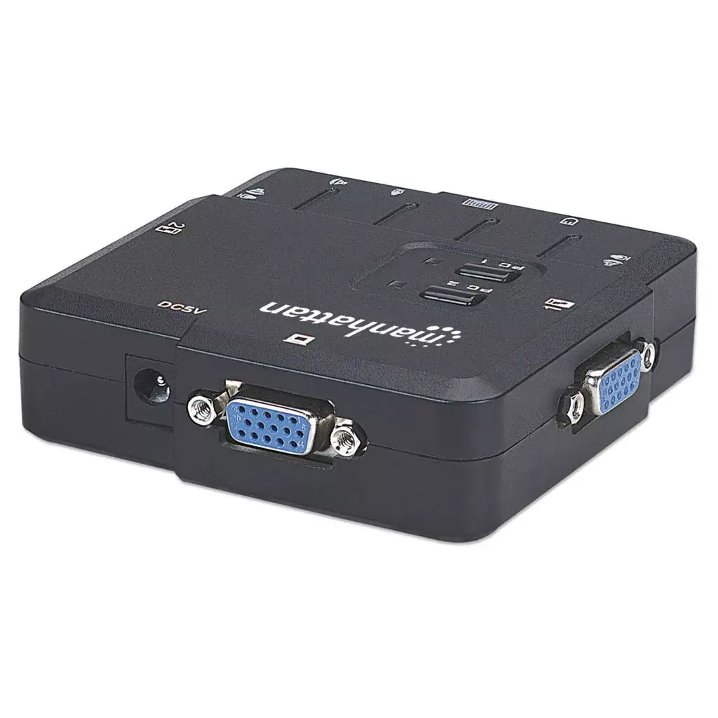 Manhattan KVM switch Compact 2-port 151252 Photo 4