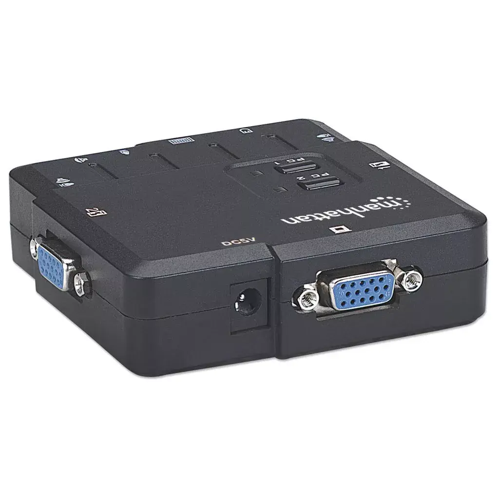 Manhattan KVM switch Compact 2-port 151252 Photo 5