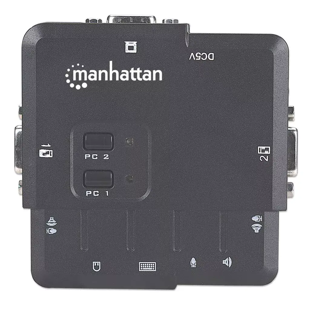 Manhattan KVM switch Compact 2-port 151252 Photo 6