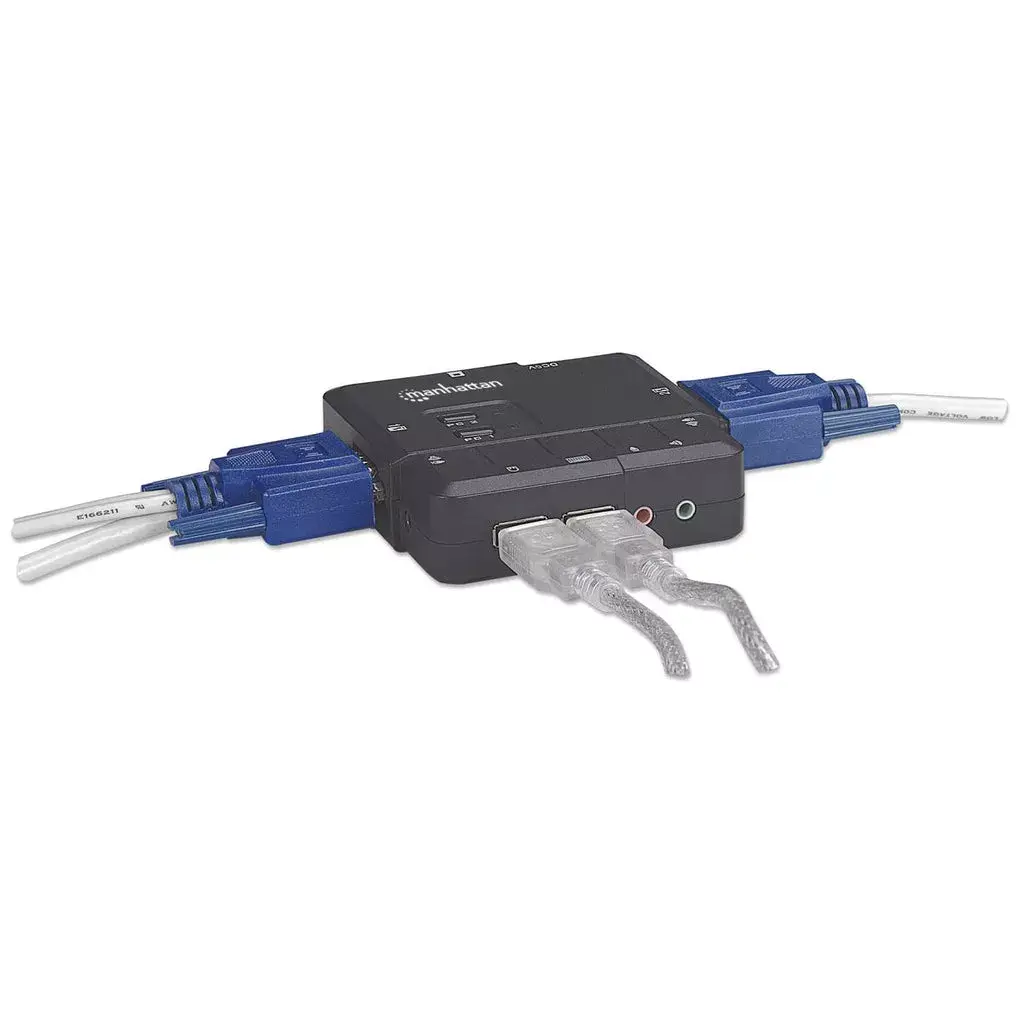 Manhattan KVM switch Compact 2-port 151252 Photo 7