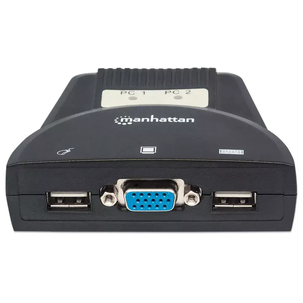 KVM Switch Mini 2-Port Manhattan 151245 Photo 3