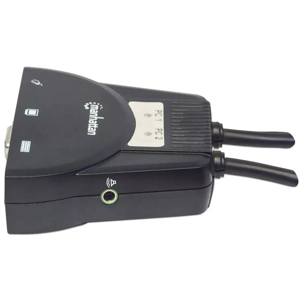 KVM Switch Mini 2-Port Manhattan 151245 Photo 4