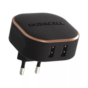 Duracell DRACUSB14-EU USB Wall Charger for Smartphones and Tablets, 3.4A, Black