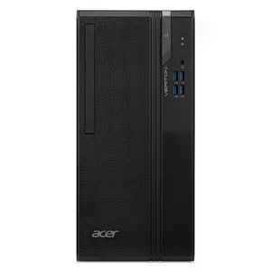 Acer Veriton S2690G Desktops Intel® Core™ i3 i3-12100 8 GB DDR4-SDRAM 256 GB SSD Windows 10 Pro PC (dators) Melns