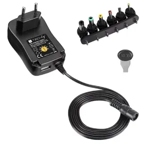 Power adapter/inverter TECHLY IPW-NTS1000G2 Indoor 12 W 1 A 110–240 V Black