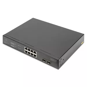 Digitus DN-95341-1 tīkla pārslēgs Nepārvaldīts Gigabit Ethernet (10/100/1000) Power over Ethernet (PoE) 1U Pelēks