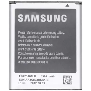 Аккумулятор Samsung 1500mAh Li-Ion 3.7V черный для Galaxy Ace 2 I8160