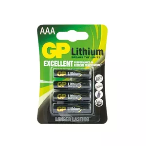 Vienreizējā baterija GP Batteries Lithium 103173 AAA