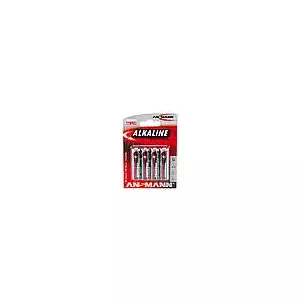 Single-use battery Ansmann 5015563 Alkaline AA Black Grey