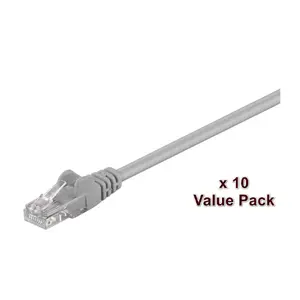 Networking Cable Microconnect V-UTP5005VP U/UTP Cat5e 0.5m Grey