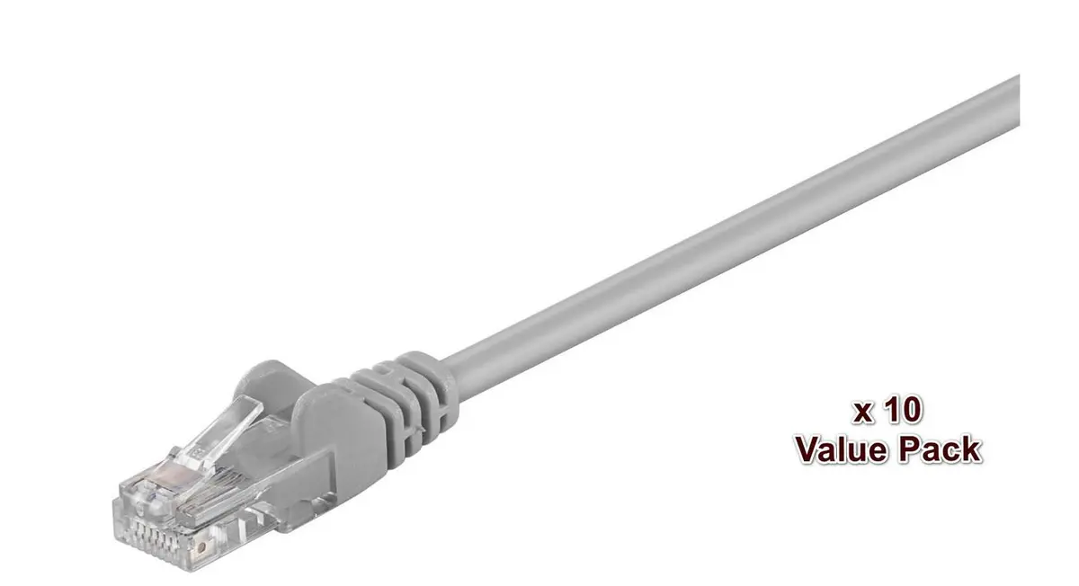 Tīkla kabelis Microconnect V-UTP510VP Pelēks 10m