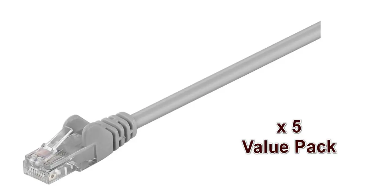 MicroConnect Cat5e U/UTP apaļš tīkla kabelis