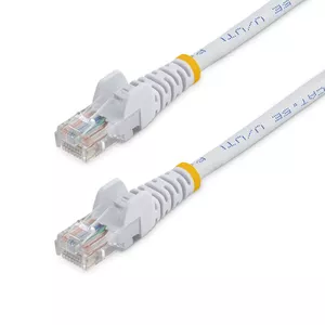 StarTech.com Cat5e Ethernet Patch Cable with Snagless RJ45 Connectors - 0.5 m, White