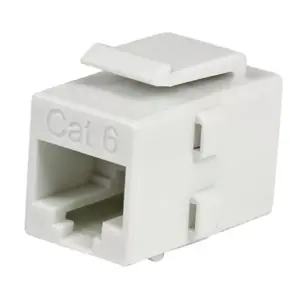 Network Coupler StarTech.com White Cat 6 RJ45 Keystone Jack F/F