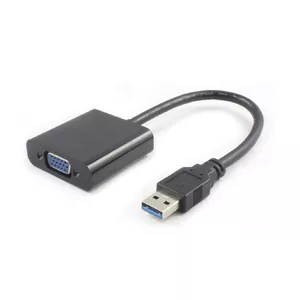 USB графический адаптер Microconnect USB3.0VGA 1920 x 1080 пикселей черный