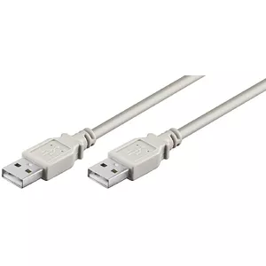 Microconnect USB 2.0 A-A 0.5m M-M USB kabelis 0,5 m USB A Pelēks