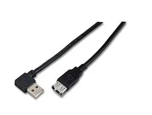 Кабель MicroConnect USB 2.0 USB A штекер — USB A гнездо 1.5 м черный