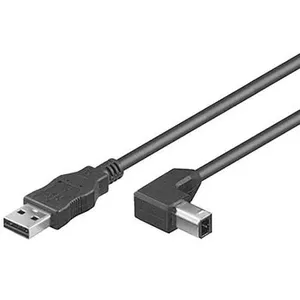 USB Cable Microconnect USBAB1ANGLED 1m