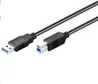 MicroConnect USB3.0AB05B USB 3.2 Gen 1 A-B Cable 0.5m Photo 3