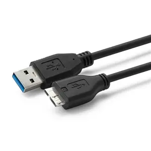 MicroConnect USB cable USB A to Micro-USB B USB 3.2 Gen 1 0.5 m Black USB3.0AB05MICRO