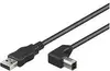 MicroConnect USBAB3ANGLED USB 2.0 Cable 3m Photo 2