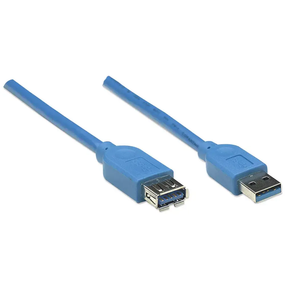 USB-A uz USB-A pagarināšanas kabelis Manhattan 2m Photo 2