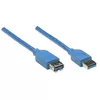 USB-A uz USB-A pagarināšanas kabelis Manhattan 2m Photo 2