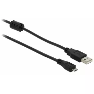 USB cable DeLOCK 82335 USB 2.0 2 m USB A Micro-USB B Black