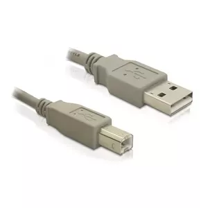 DeLOCK 82216 USB kabelis 3 m USB 2.0 USB A USB B Pelēks