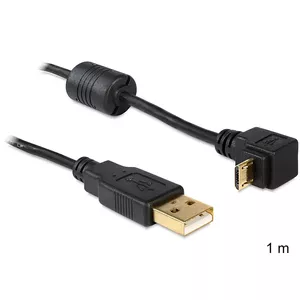 USB Cable DeLOCK USB2.0 1m Micro-USB B Black