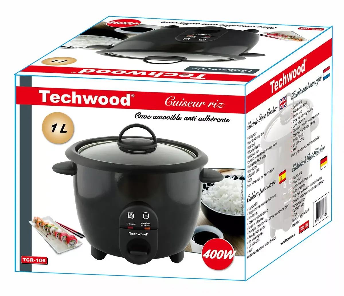 Рисоварка Techwood TCR-106 Photo 2
