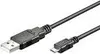 MicroConnect USBABMICRO3 USB 2.0 Kabelis 3 m Photo 2