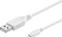 Кабель Microconnect USB A - Micro-USB B 3 м белый Photo 2