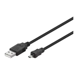USB кабель Microconnect USBAMB82 1.8м USB 2.0 A к Mini-B черный