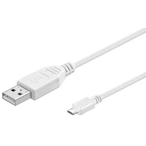 USB kabelis Micro-USB B Microconnect USBABMICRO18W 1.8m