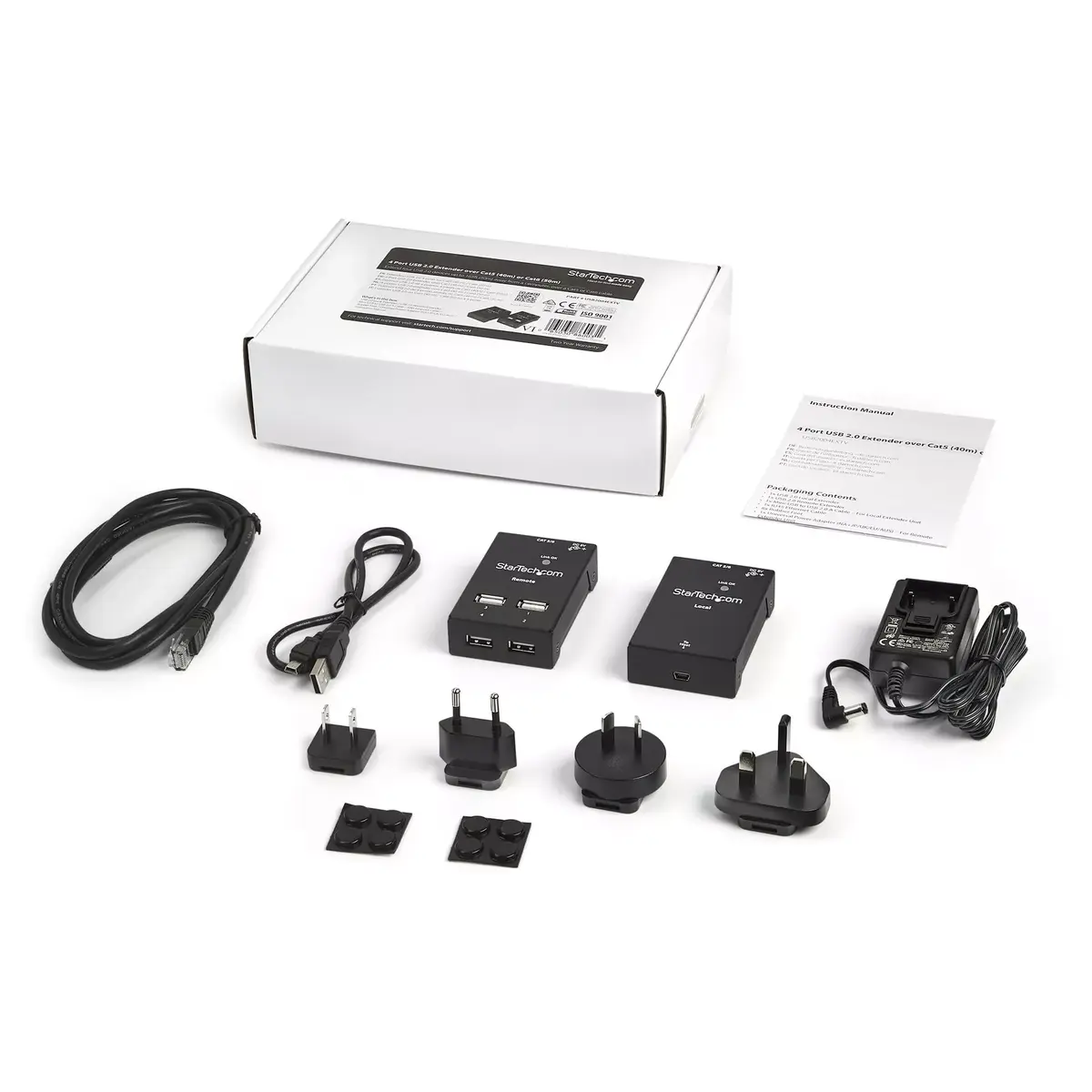 USB удлинитель StarTech.com 4-Port USB 2.0-Over-Cat5-or-Cat6 Photo 6