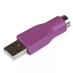 StarTech.com GC46MFKEY kabeļu spraudņu pāreja USB A PS/2 Violets