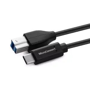 USB Cable Microconnect USB3.1CB1 1m USB C to USB B Black