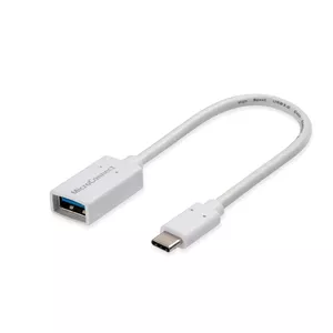 USB Cable Microconnect USB3.1CAF02W 0.2m USB C USB A White