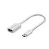 MicroConnect USB3.1CAF02W kabelis USB-C uz USB-A 0.2m balts Photo 1