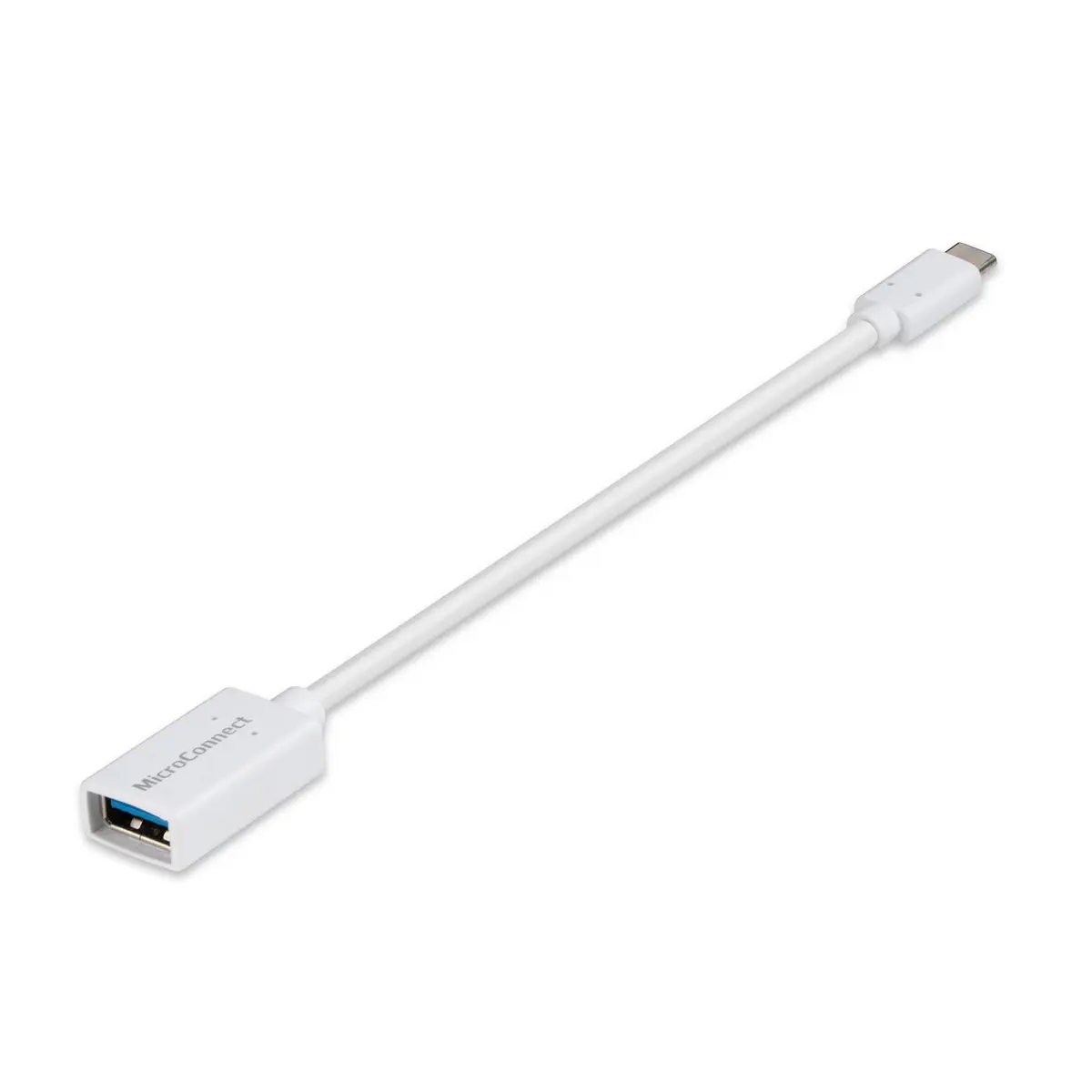 MicroConnect USB3.1CAF02W kabelis USB-C uz USB-A 0.2m balts Photo 2