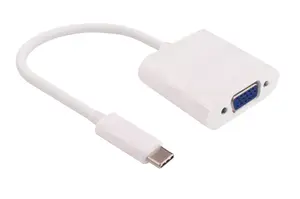 MicroConnect Адаптер USB-C в VGA Белый Мужской 0.2 м USB3.1CVGAW