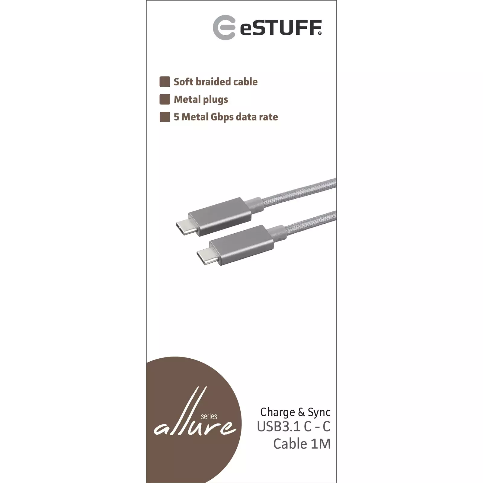 eSTUFF ES84051-1M-GREY Photo 2