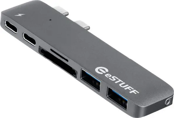 eSTUFF ES84122-GREY USB-C Interface Hub Photo 2