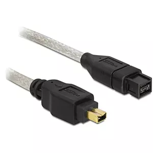 Кабель FireWire A/B DeLOCK 82588 1.0m Серый