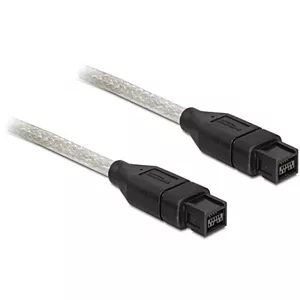 FireWire kabelis DeLOCK FireWire B/B 1.0m Pelēks
