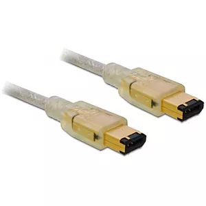 Кабель FireWire A/A DeLOCK 3.0m Серый
