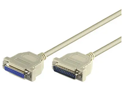 Последовательный кабель Microconnect MODGR3 DB-25 3м Photo 2