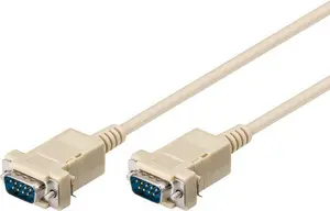 Serialais kabelis Microconnect SCSEHH3 DB-9 Balts 3 m